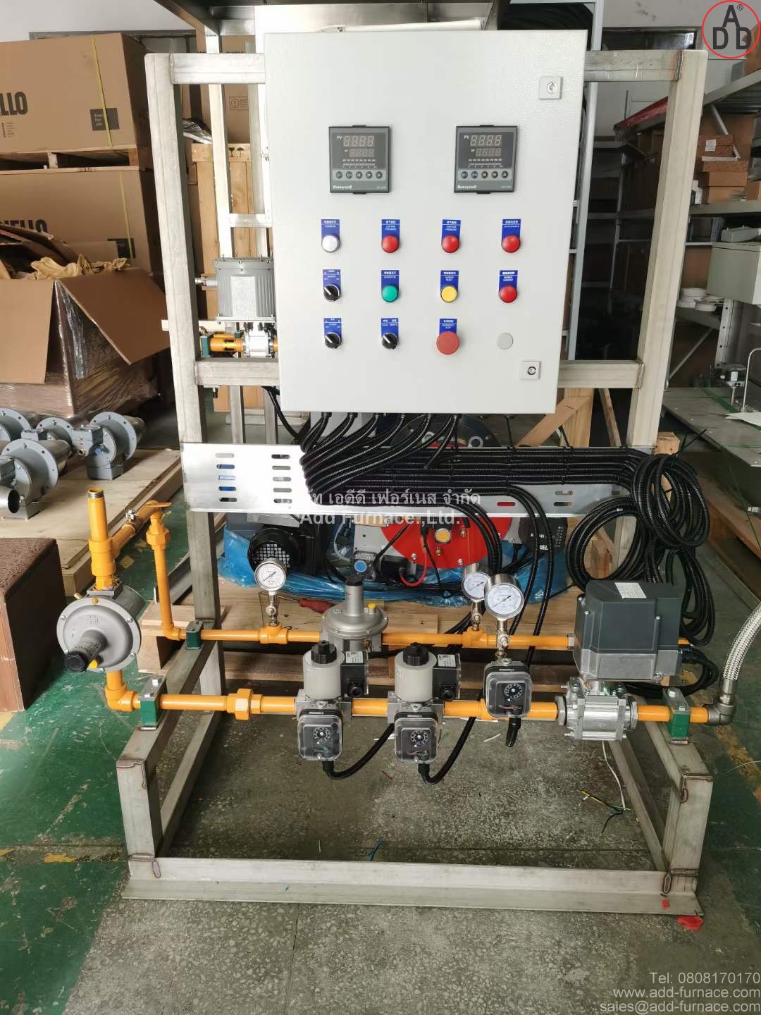 Low Pressure Station with Control System Siemens Honeywell Motor Valve (6)